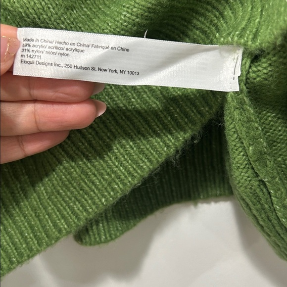 Eloquii Elements Green Knit Sweater - Picture 3 of 5